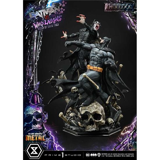 Batman: Batman VS Batman Who Laughs Deluxe Bonus Version Ultimate Premium Masterline Series Statue 1/4 67 cm