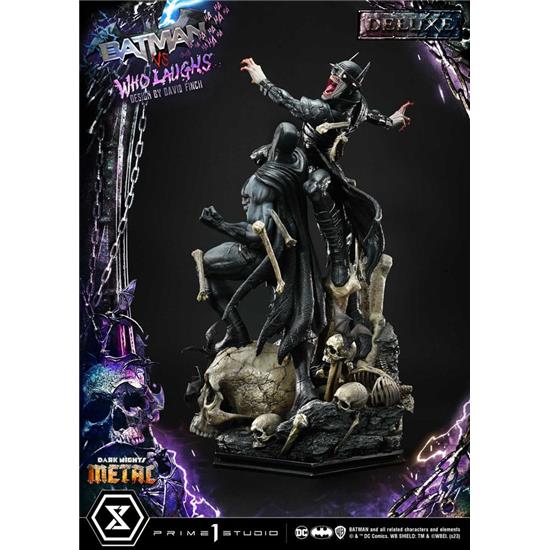 Batman: Batman VS Batman Who Laughs Deluxe Bonus Version Ultimate Premium Masterline Series Statue 1/4 67 cm