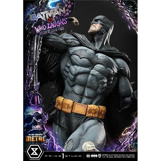 Batman: Batman VS Batman Who Laughs Deluxe Bonus Version Ultimate Premium Masterline Series Statue 1/4 67 cm