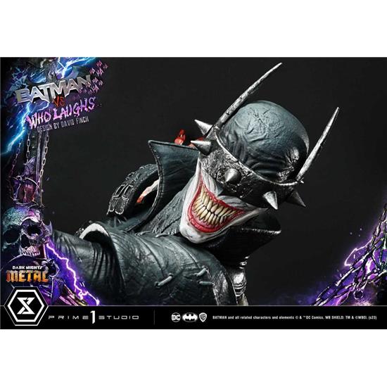 Batman: Batman VS Batman Who Laughs Deluxe Bonus Version Ultimate Premium Masterline Series Statue 1/4 67 cm