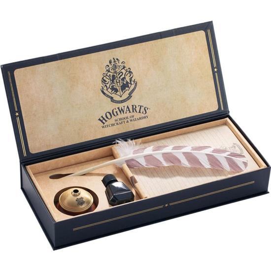 Harry Potter: Hogwarts Writing Quill replica with Hogwarts Headed Paper 31 cm