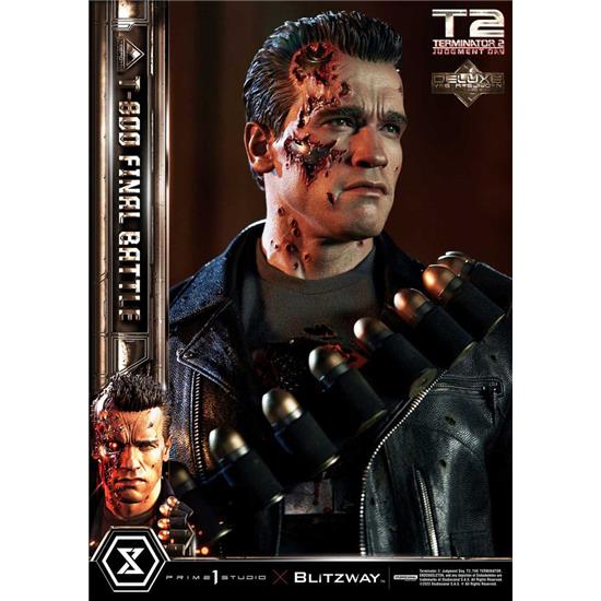 Terminator: T-800 Final Battle Deluxe Bonus Version Museum Masterline Series Statue 1/3 75 cm