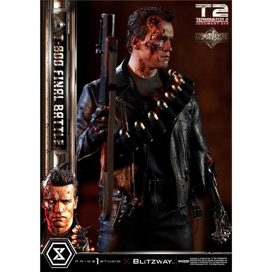 Terminator: T-800 Final Battle Deluxe Bonus Version Museum Masterline Series Statue 1/3 75 cm