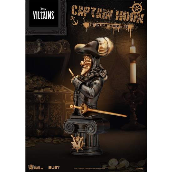 Peter Pan: Captain Hook Disney Villains Series Buste 16 cm