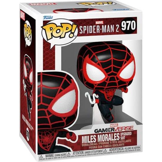 Spider-Man: Miles Morales Upgraded Suit POP! Games Vinyl Figur (#972)