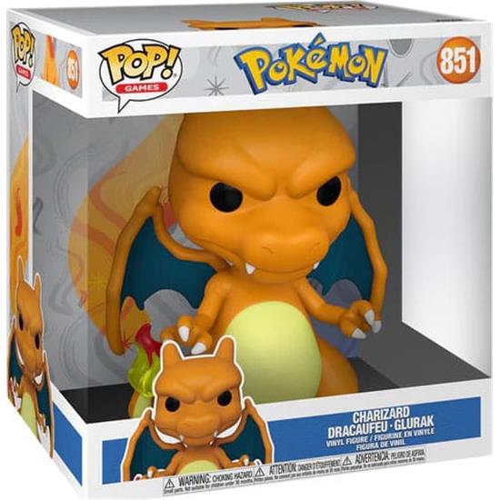 Pokémon: Charizard Jumbo Sized POP! Games Vinyl Figur (#851)