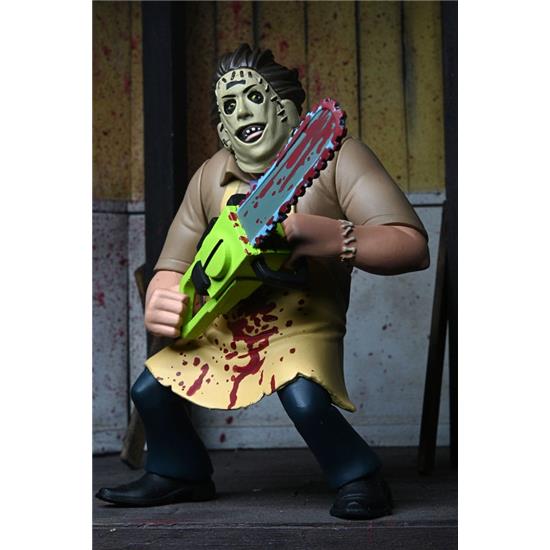 Texas Chainsaw Massacre: Leatherface (Bloody) Toony Terrors Action Figure 50th Anniversary 15 cm