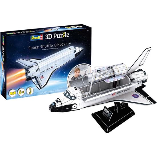 NASA: Space Shuttle Discovery 3D Puslespil (126 brikker) 49 cm