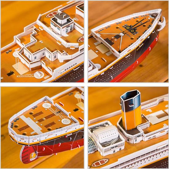 Titanic: R.M.S. Titanic 3D Puslespil 80 cm