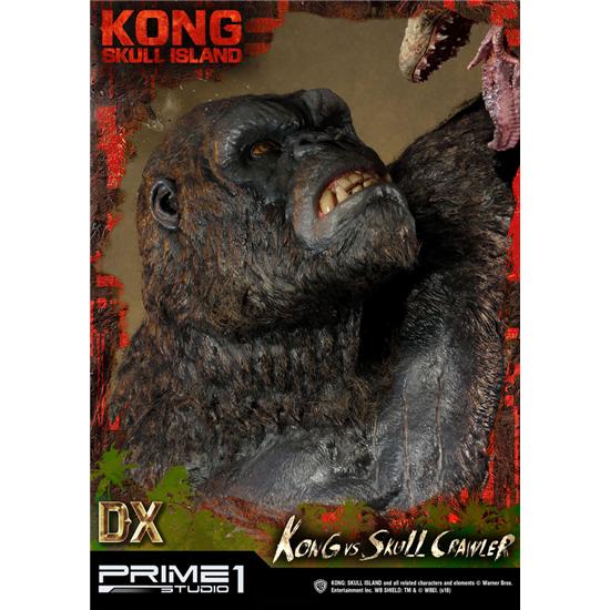 King Kong: Kong Skull Island Statue Kong vs Skull Crawler Deluxe Version 80 cm