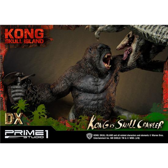 King Kong: Kong Skull Island Statue Kong vs Skull Crawler Deluxe Version 80 cm