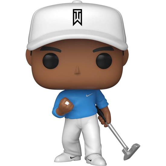 Diverse: Tiger Woods Blue Shirt Exclusive POP! Golf Vinyl Figur
