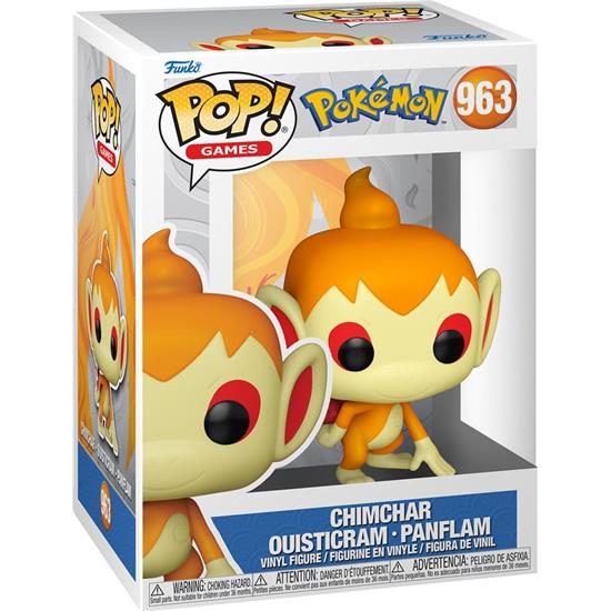 Pokémon: Chimchar POP! Games Vinyl Figur (#963)