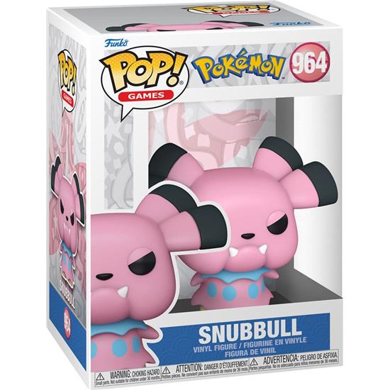 Pokémon: Snubbull POP! Games Vinyl Figur (#964)