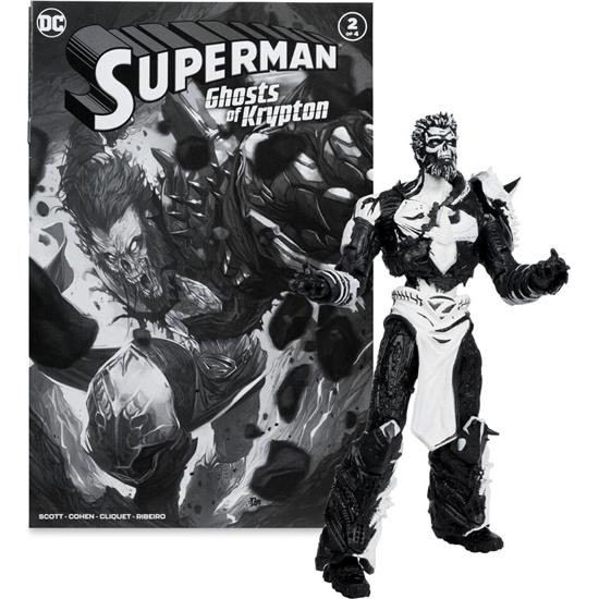 Superman: Superman Series (Sketch Edition) (Gold) Page Punchers Action Figures & Comic Book 4-Pack 18 cm