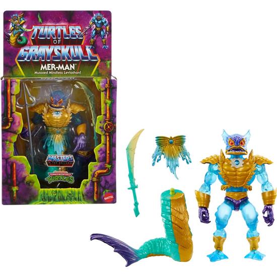 Masters of the Universe (MOTU): Mer-Man Turtles of Grayskull Deluxe Action Figure 14 cm