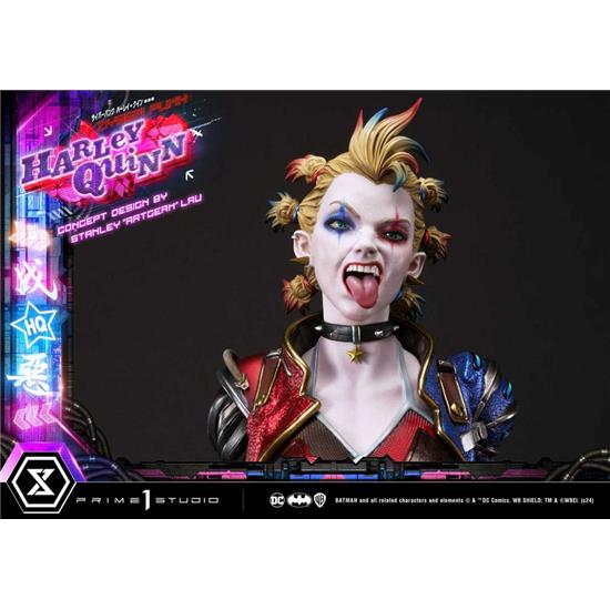 Batman: Cyberpunk Harley Quinn Deluxe Bonus Version Masterline Series Statue 60 cm