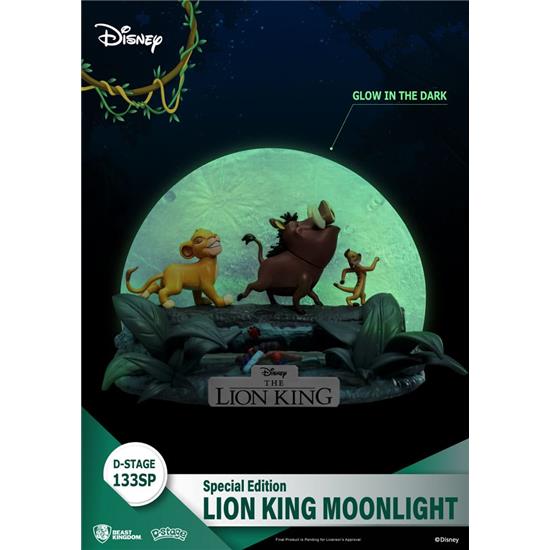 Løvernes Konge: The Lion King Moonlight Special Edition D-Stage Diorama 12 cm