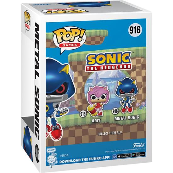 Sonic The Hedgehog: Metal Sonic POP! Games Vinyl Figur (#916)