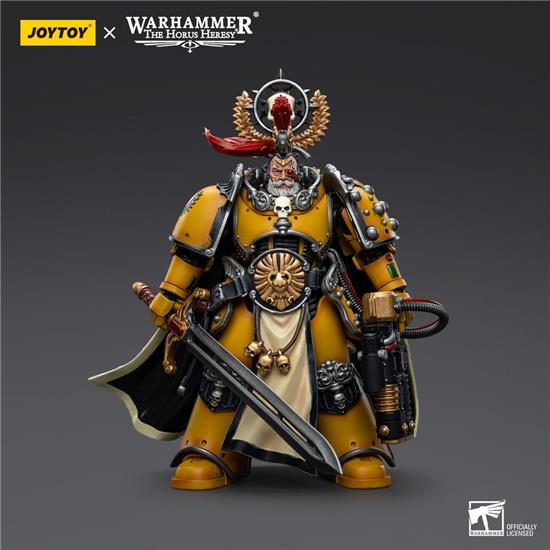 Warhammer: Imperial Fists Legion Praetor with Power Sword Action Figure 1/18 12 cm