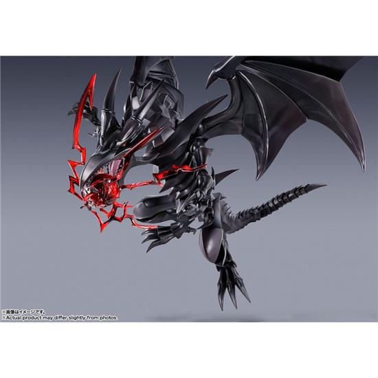 Manga & Anime: Red Eyes Black Dragon Duel Monsters S.H. Monster Arts Action Figure 22 cm