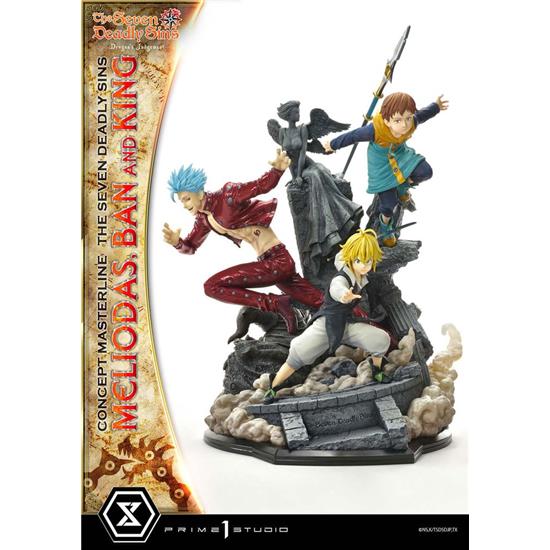 Manga & Anime: Meliodas, Ban and King Concept Masterline Series Statue 55 cm
