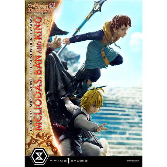 Manga & Anime: Meliodas, Ban and King Concept Masterline Series Statue 55 cm