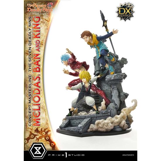 Manga & Anime: Meliodas, Ban and King Deluxe Version Concept Masterline Series Statue 55 cm