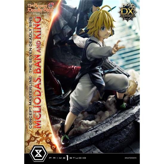 Manga & Anime: Meliodas, Ban and King Deluxe Version Concept Masterline Series Statue 55 cm