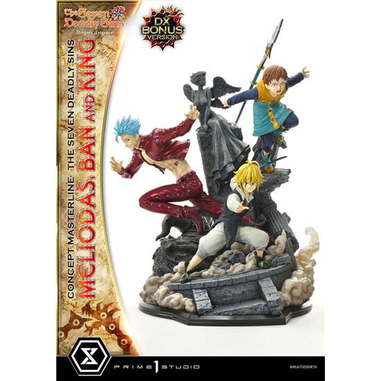 Manga & Anime: Meliodas, Ban and King Deluxe Bonus Version Concept Masterline Series Statue 55 cm
