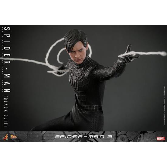 Spider-Man: Spider-Man Black Suit Movie Masterpiece Action Figure 1/6 30 cm