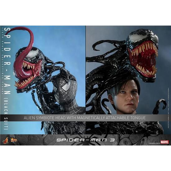 Spider-Man: Spider-Man Black Suit Movie Masterpiece Action Figure 1/6 30 cm