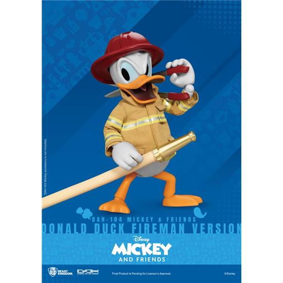 Disney: Donald Duck as Fireman Dynamic 8ction Heroes Action Figure 1/9 24 cm