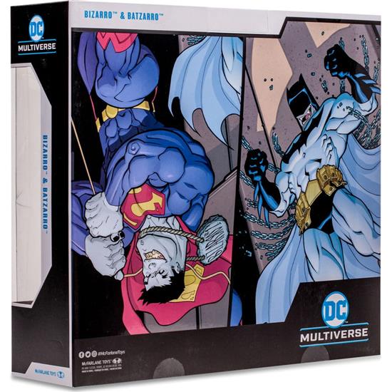 DC Comics: Bizarro & Batzarro Action Figure 2-Pack 18 cm
