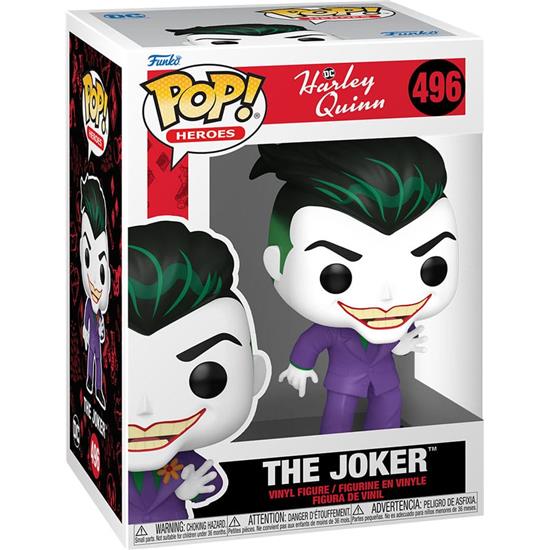 DC Comics: Joker Animated Series POP! Heroes Vinyl Figur (#496)