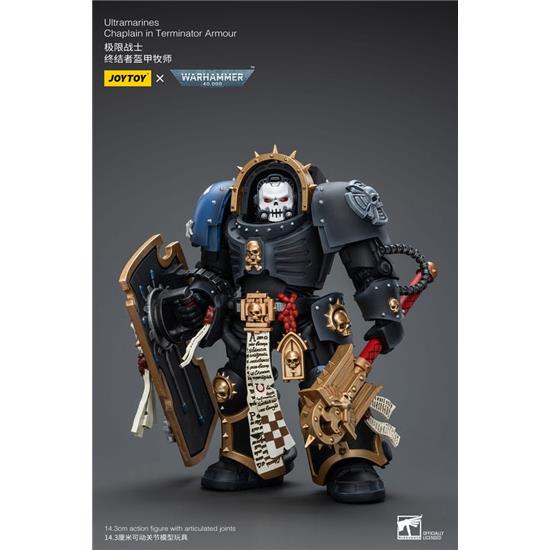 Warhammer: Ultramarines Chaplain in Terminator Armour Action Figure 1/18 12 cm