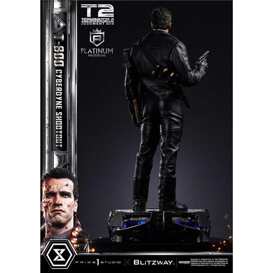 Terminator: T-800 Cyberdyne Shootout Platimum Masterline Series Statue 1/3 74 cm