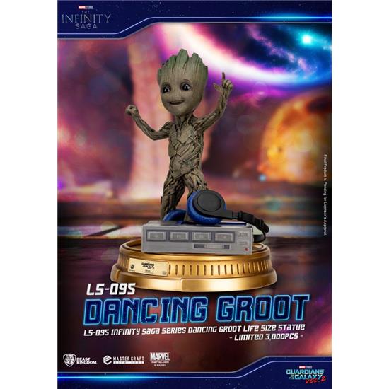 Marvel: Dancing Groot Exclusive Life-Size Statue 32 cm