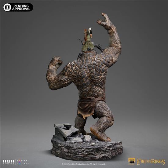 Lord Of The Rings: Cave Troll and Legolas Deluxe Art Scale Statue 1/10 72 cm