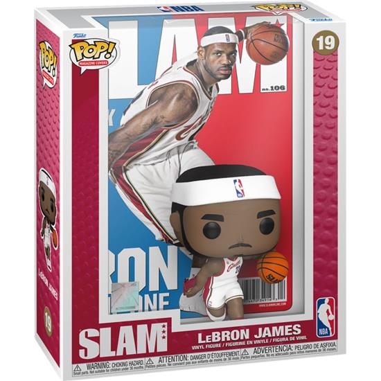 NBA: LeBron James NBA Cover POP! Basketball Vinyl Figur (#19)