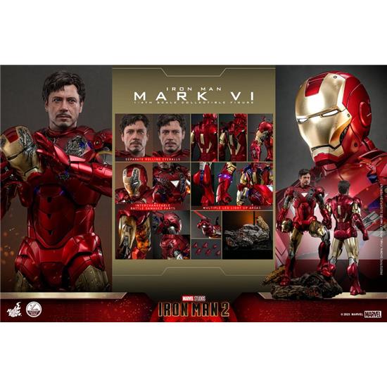 Iron Man: Iron Man Mark VI (Iron Man 2) Action Figure 1/4 48 cm