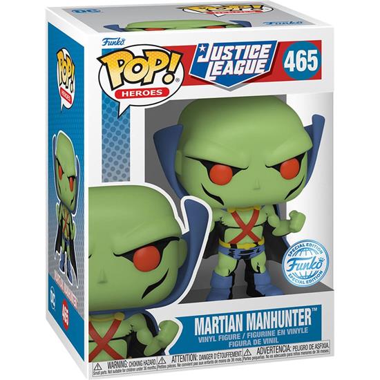Justice League: Martian Manhunter Exclusive POP! Heroes Vinyl Figur (#465)