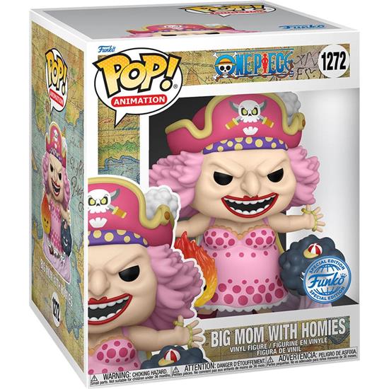 One Piece: Big Mom w/Homies Exclusive Oversized POP! Animation Vinyl Figur (#1272)