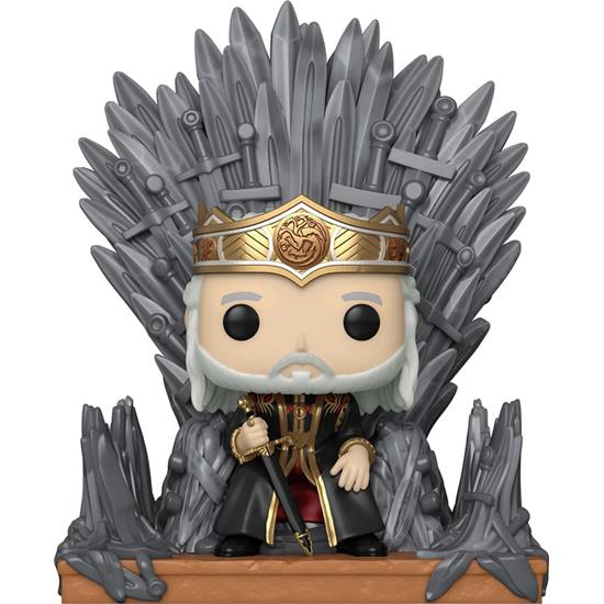 House of the Dragon: Viserys on Throne Deluxe POP! TV Vinyl Figur (#12)