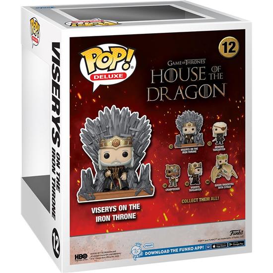 House of the Dragon: Viserys on Throne Deluxe POP! TV Vinyl Figur (#12)