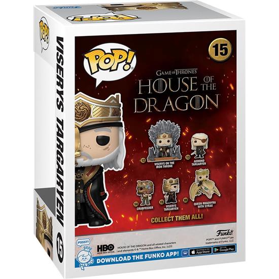 House of the Dragon: Masked Viserys POP! TV Vinyl Figur (#15)