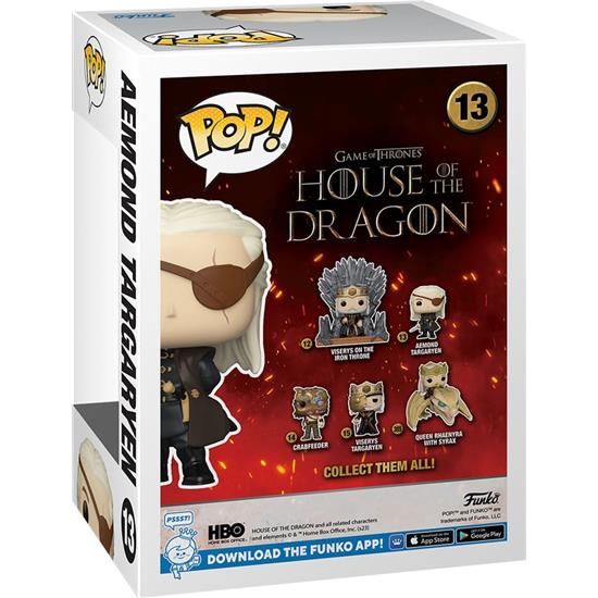 House of the Dragon: Aemond Targaryen POP! TV Vinyl Figur (#13)