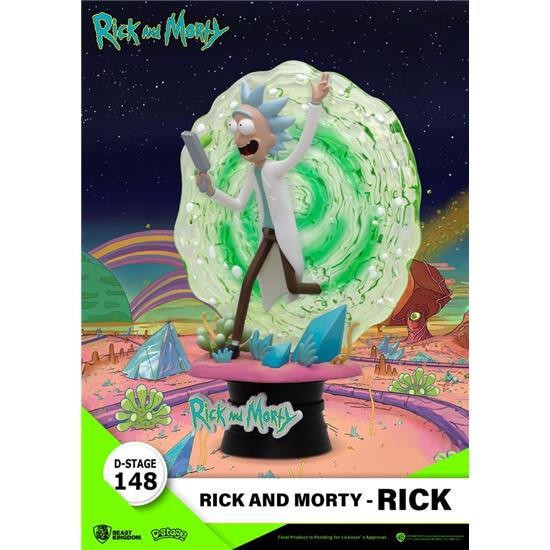 Rick and Morty: Rick D-Stage Diorama 14 cm