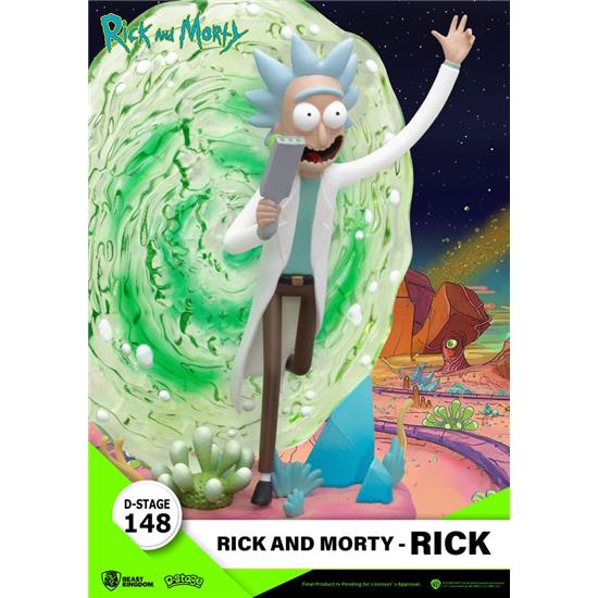 Rick and Morty: Rick D-Stage Diorama 14 cm