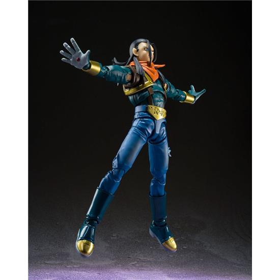 Manga & Anime: Super Android 17 S.H.Figuarts Action Figure 20 cm